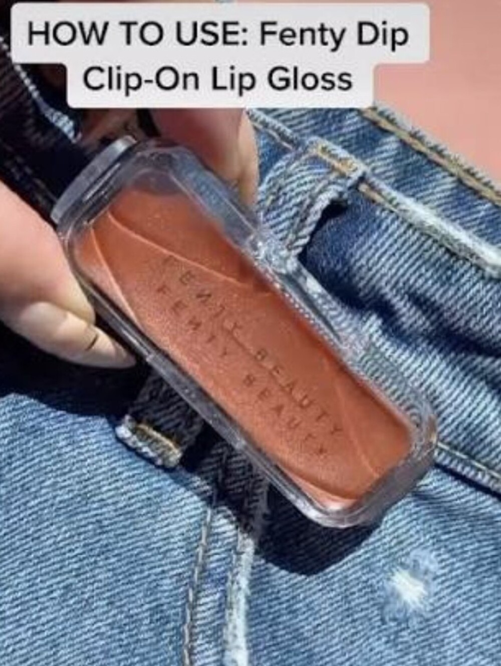 🧚‍♀️FU$$Y Fenty RARE Gloss Bomb Dip Clip-On Luminizer NWOBox